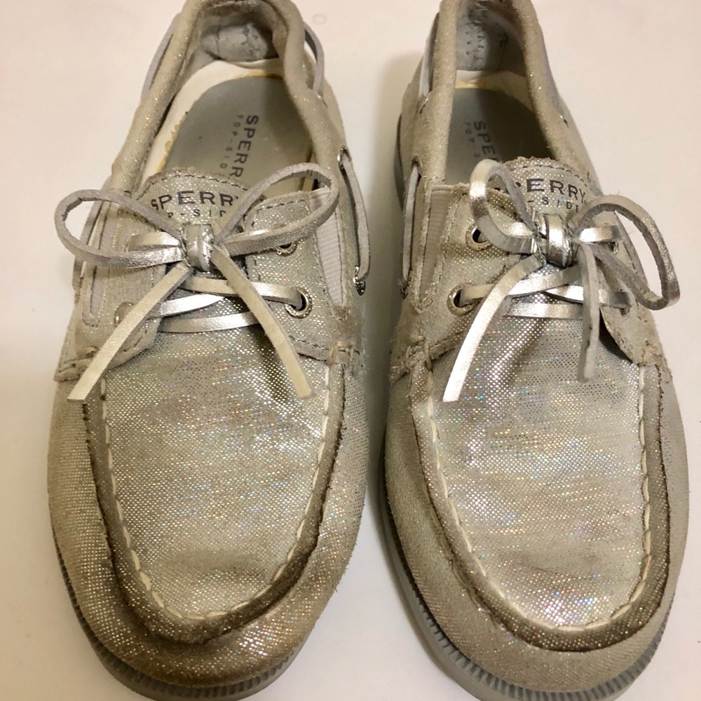 Iridescent Sperry Top-Sider- Size 12 girls